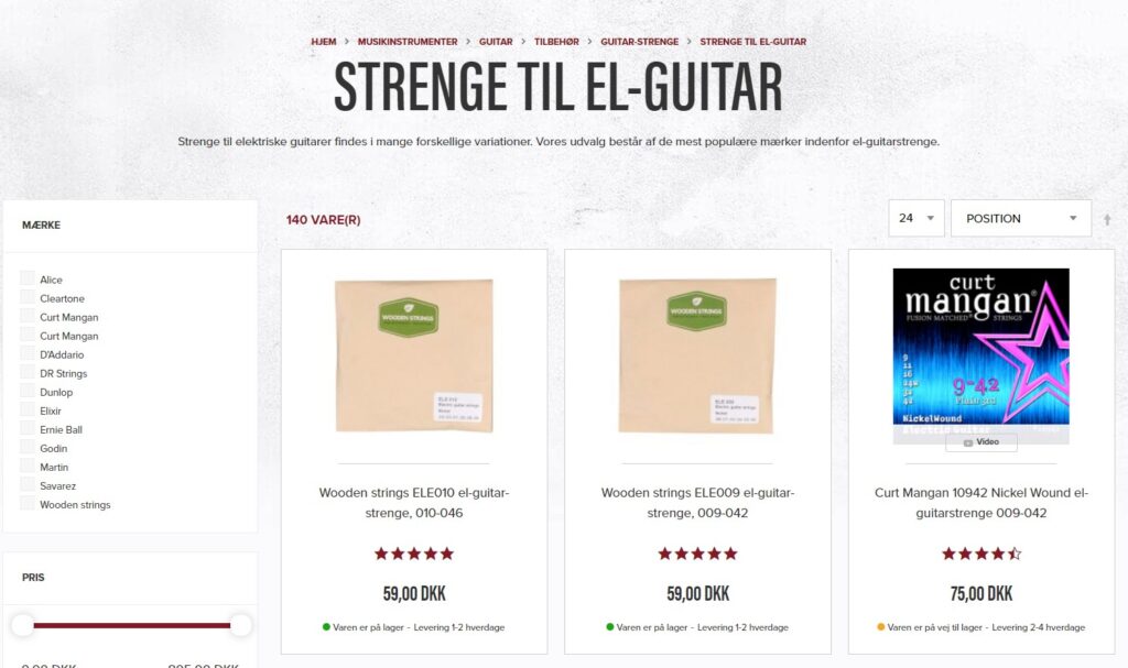 guitar strenge el-guitar