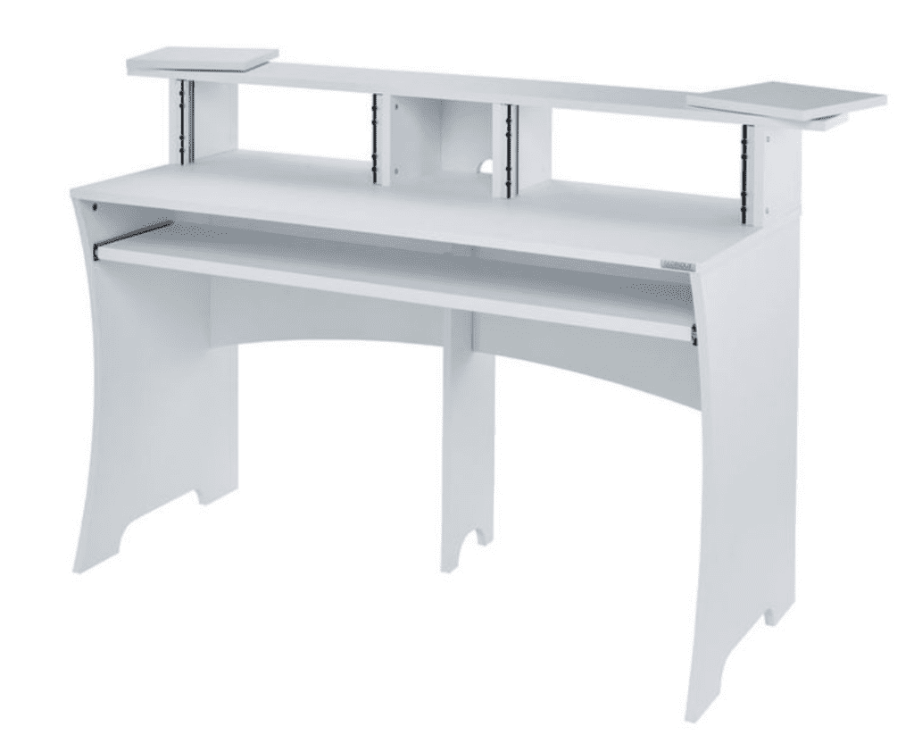 Glorious Workbench white i hvid set fra siden