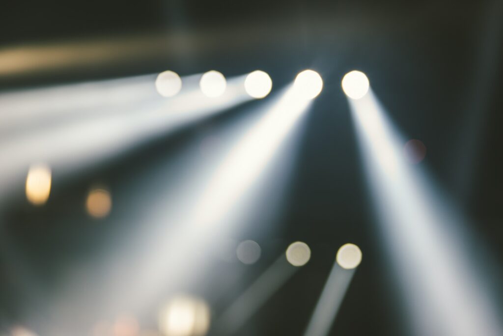 White disco light