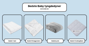 Bedste Baby tyngdedyner i test