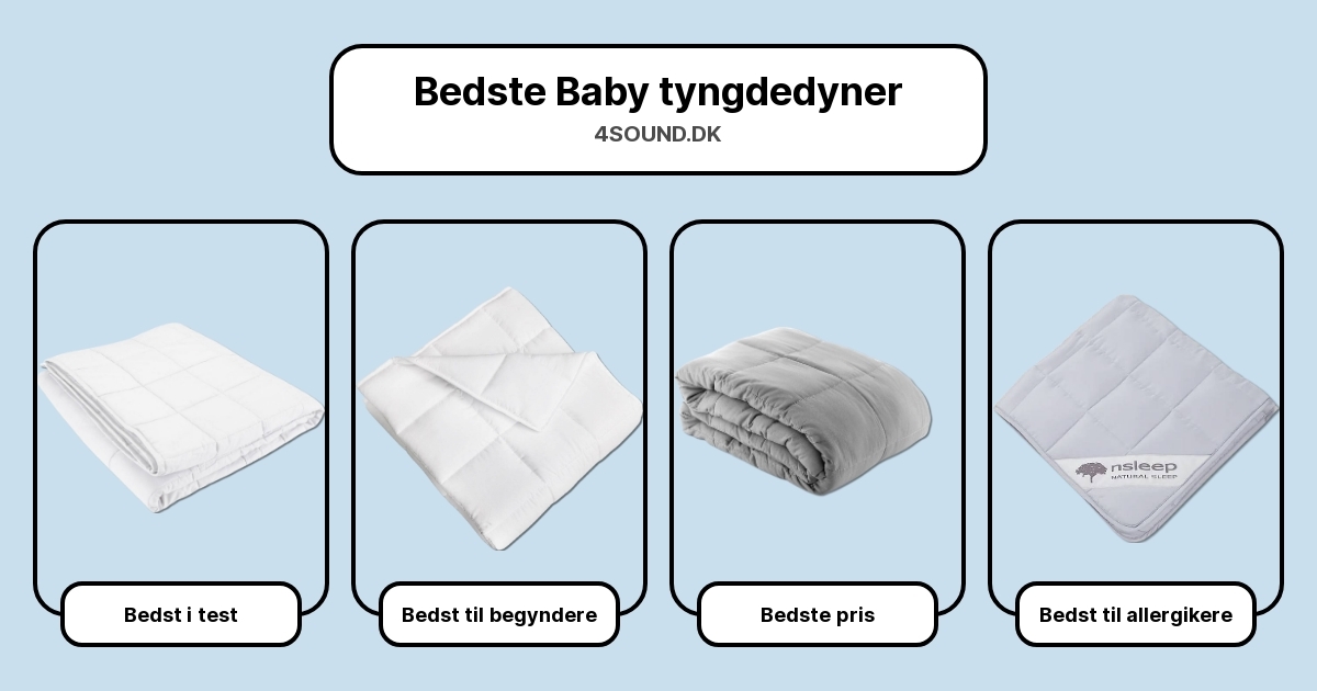 Bedste Baby tyngdedyner i test