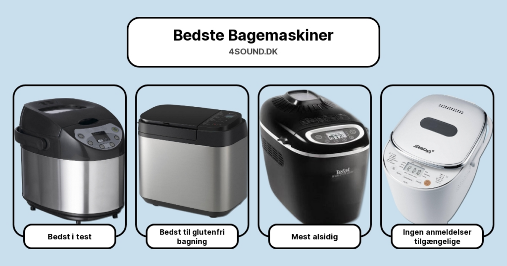 Bedste Bagemaskiner i test