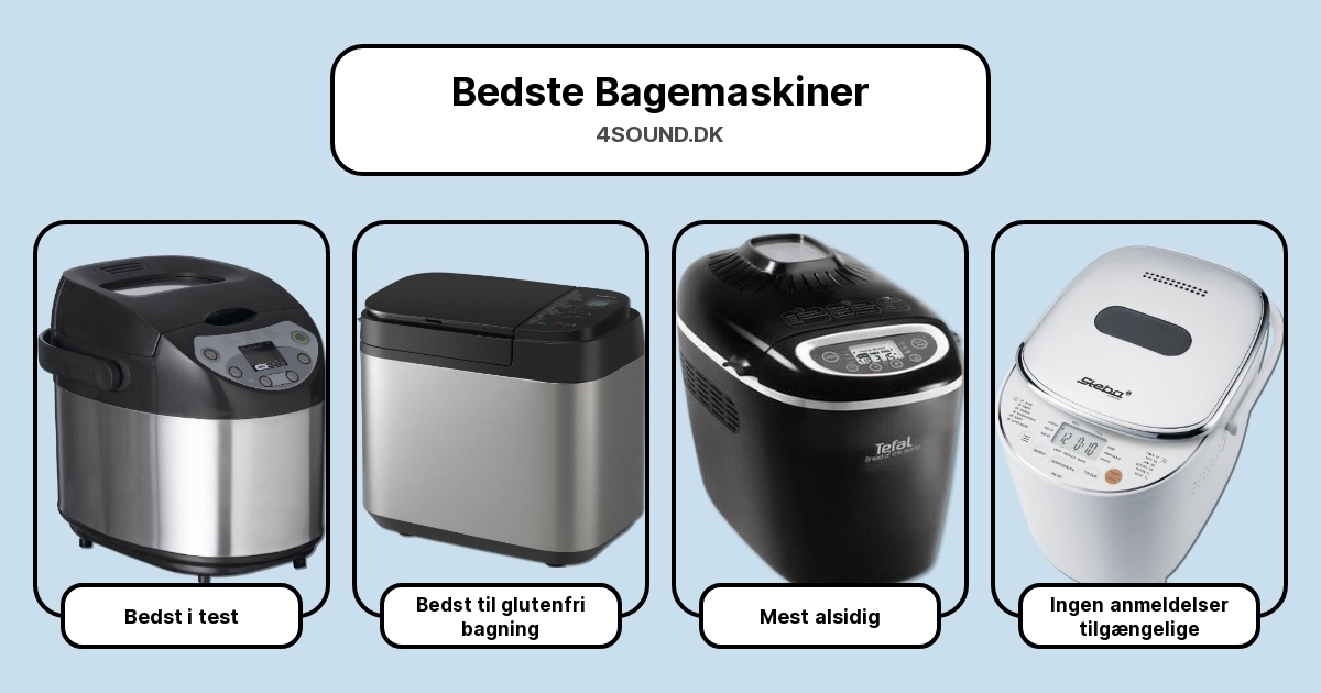 Bedste Bagemaskiner i test