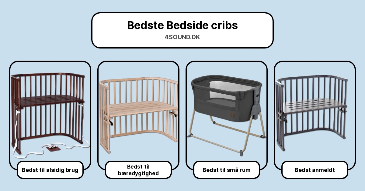 Bedste Bedside cribs i test