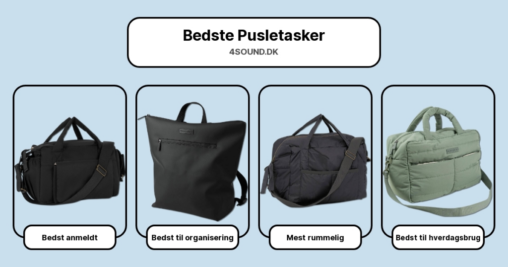 Bedste Pusletasker i test