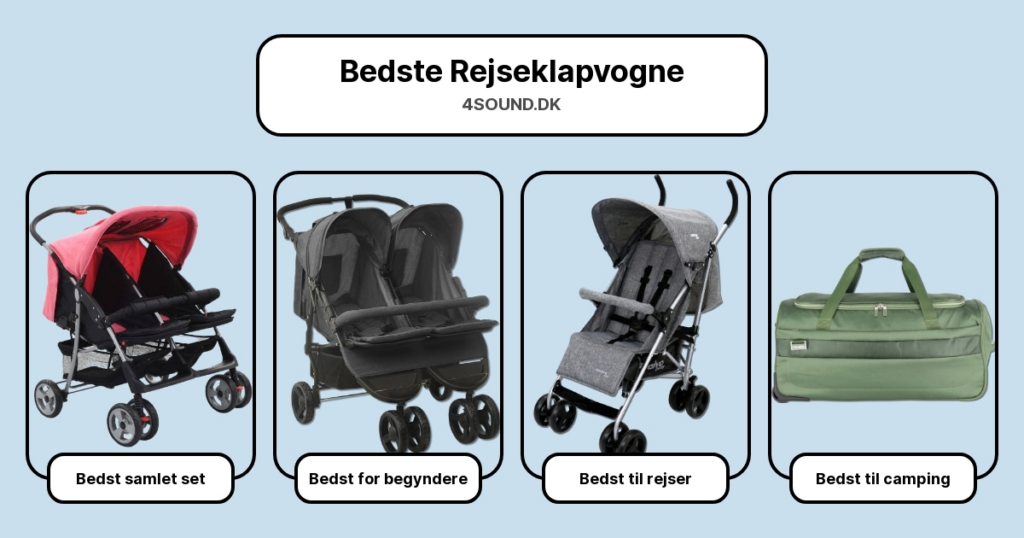 Bedste Rejseklapvogne i test