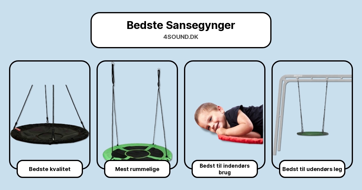 Bedste Sansegynger i test