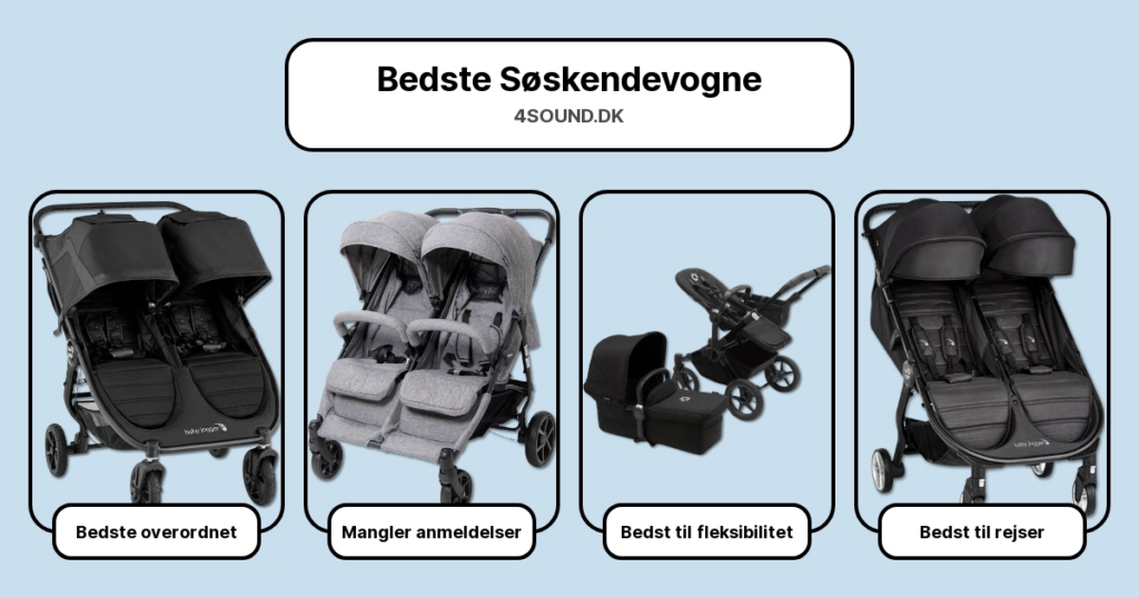 Bedste Søskendevogne i test