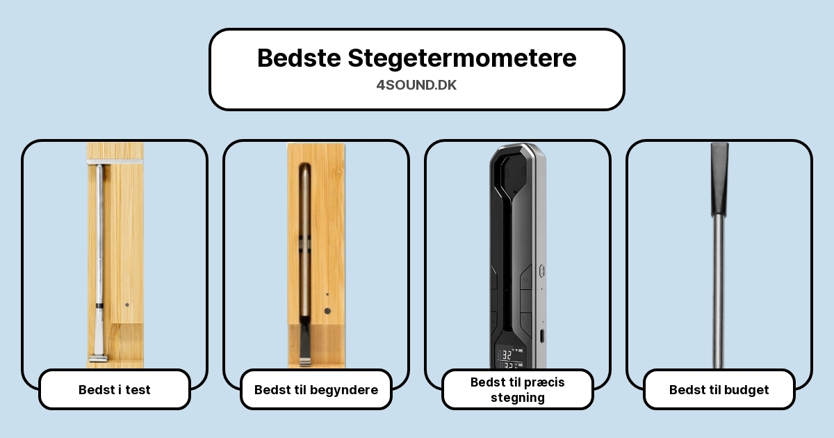 Bedste Stegetermometere i test
