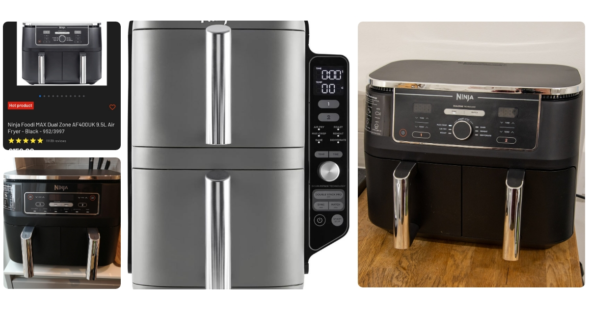 Anmeldelse af Ninja Foodi Max Dual Zone AF400 Black