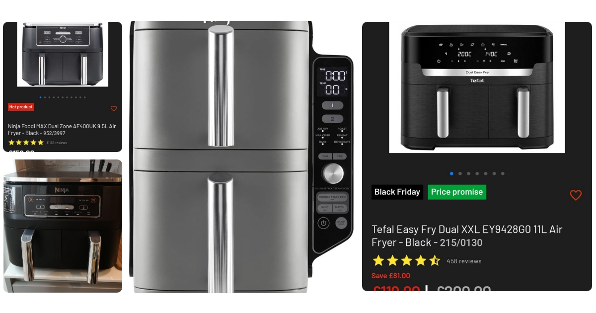 Anmeldelse af Ninja Foodi Max Dual Zone AF400 Black