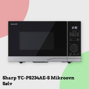 Anmeldelse af Sharp YC-PS234AE-S Mikroovn Sølv