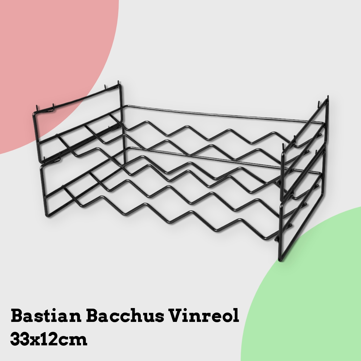 Anmeldelse af Bastian Bacchus Vinreol 33x12cm