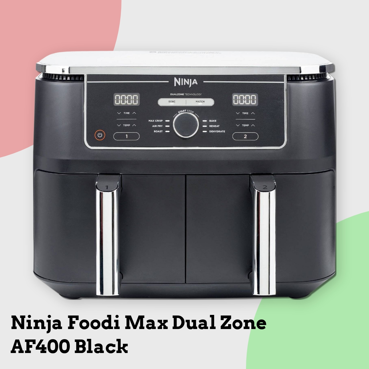 Anmeldelse af Ninja Foodi Max Dual Zone AF400 Black