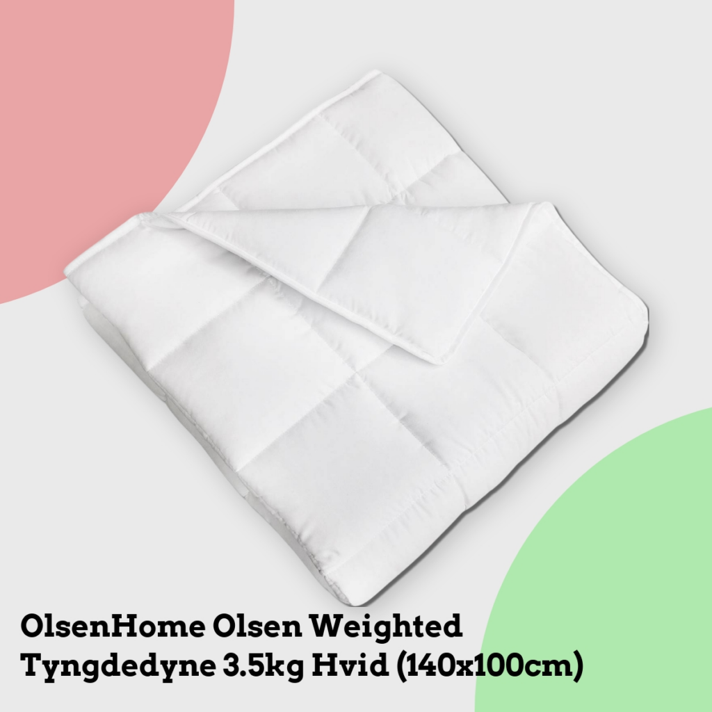 Anmeldelse af OlsenHome Olsen Weighted Tyngdedyne 3.5kg Hvid (140x100cm)