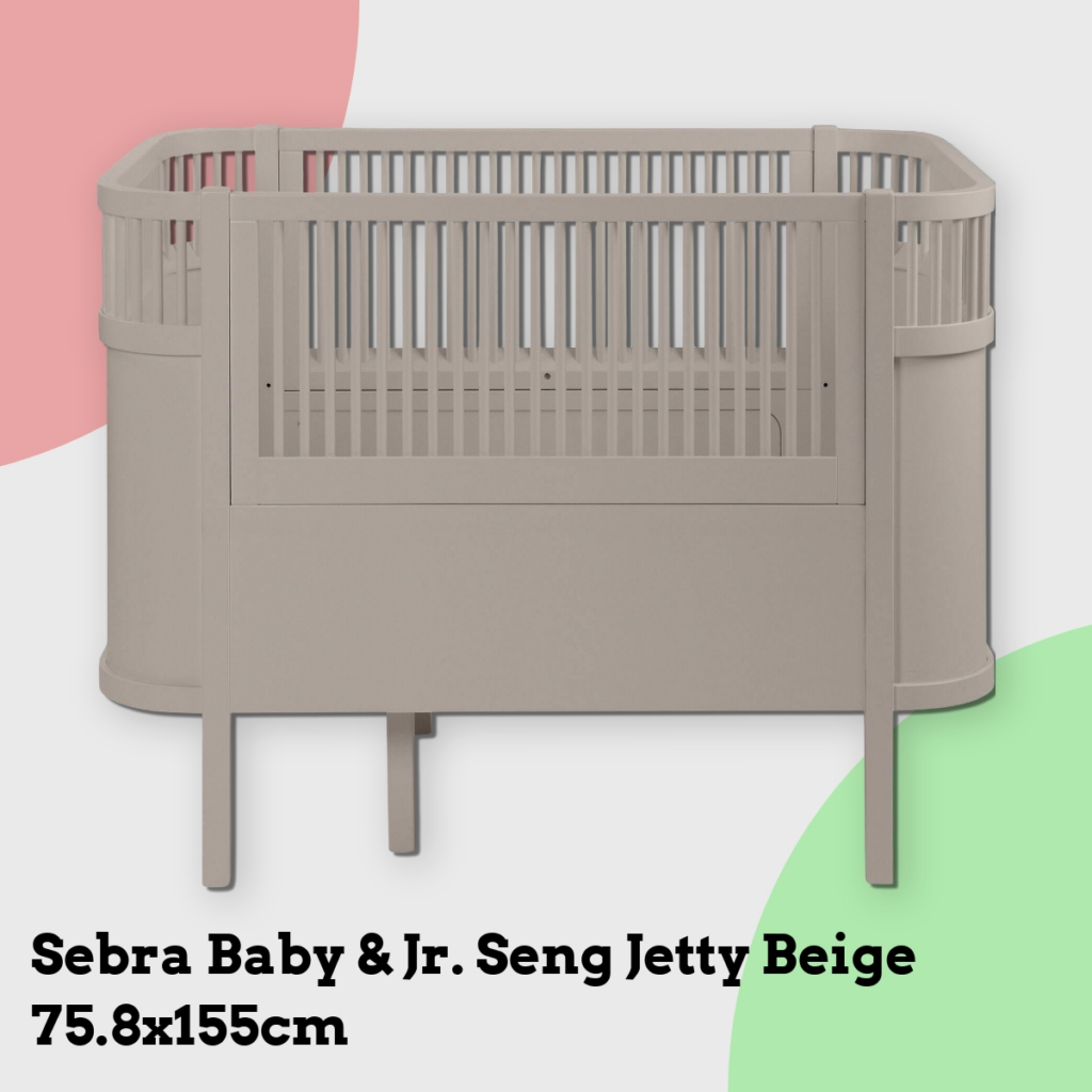 Anmeldelse af Sebra Baby & Jr. Seng Jetty Beige 75.8x155cm