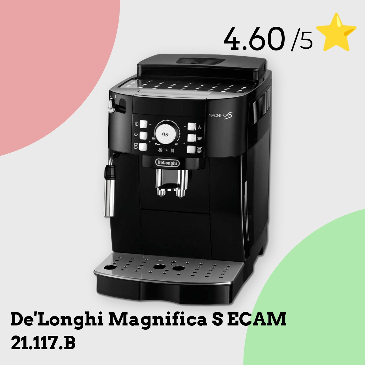 Anmeldelse af De'Longhi Magnifica S ECAM 21.117.B