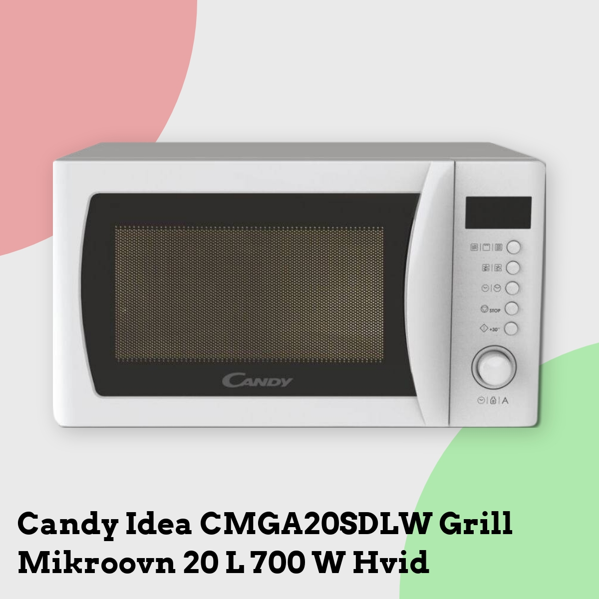 Anmeldelse af Candy Idea CMGA20SDLW Grill Mikroovn 20 L 700 W Hvid
