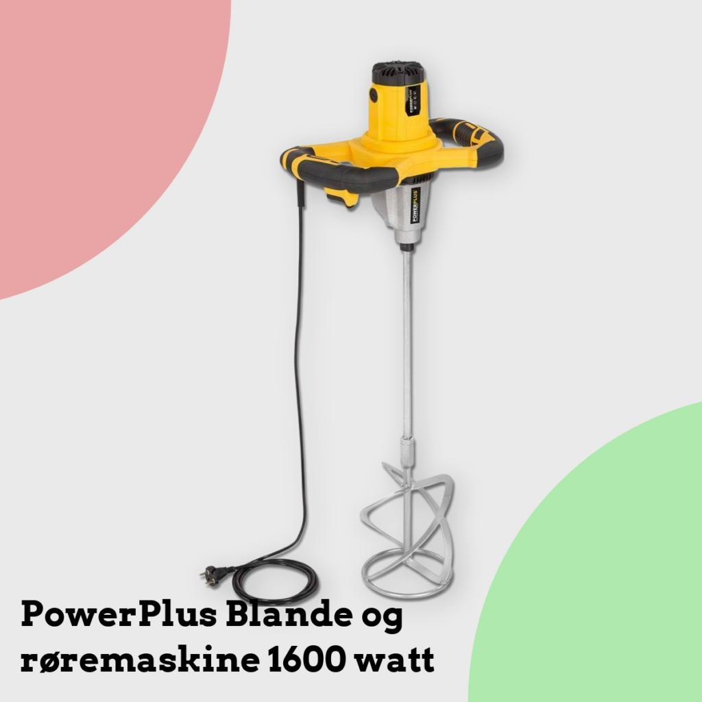 Anmeldelse af PowerPlus Blande og røremaskine 1600 watt