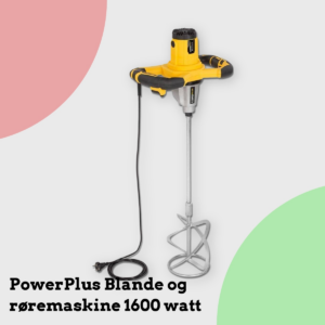 Anmeldelse af PowerPlus Blande og røremaskine 1600 watt