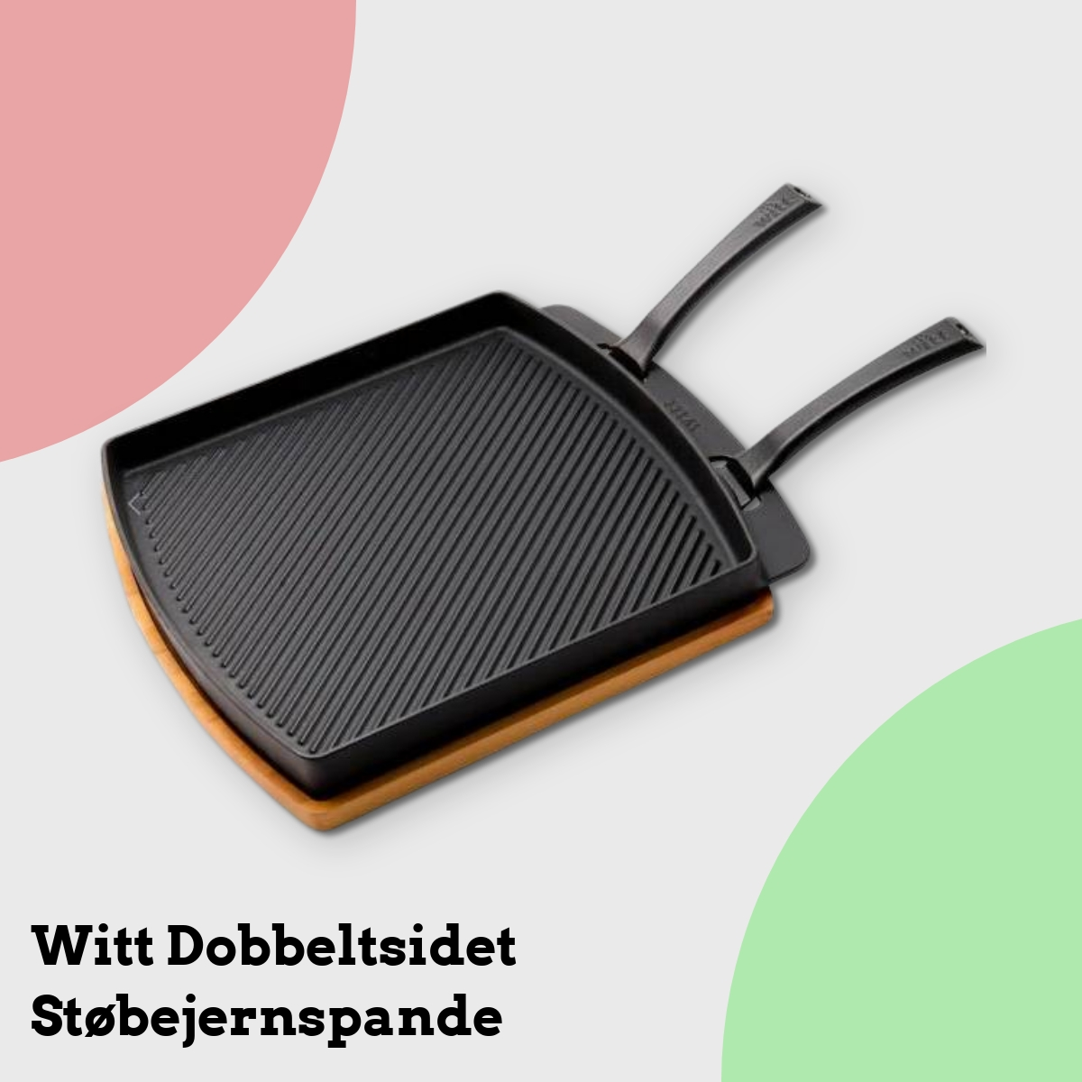 Anmeldelse af Witt Dobbeltsidet Støbejernspande