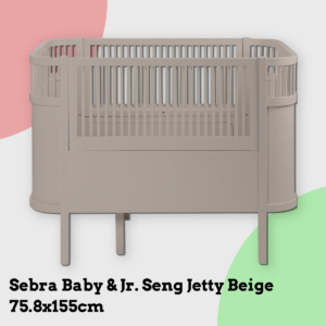 Anmeldelse af Sebra Baby & Jr. Seng Jetty Beige 75.8x155cm
