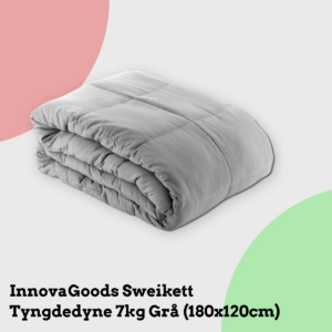 Anmeldelse af InnovaGoods Sweikett Tyngdedyne 7kg Grå (180x120cm)