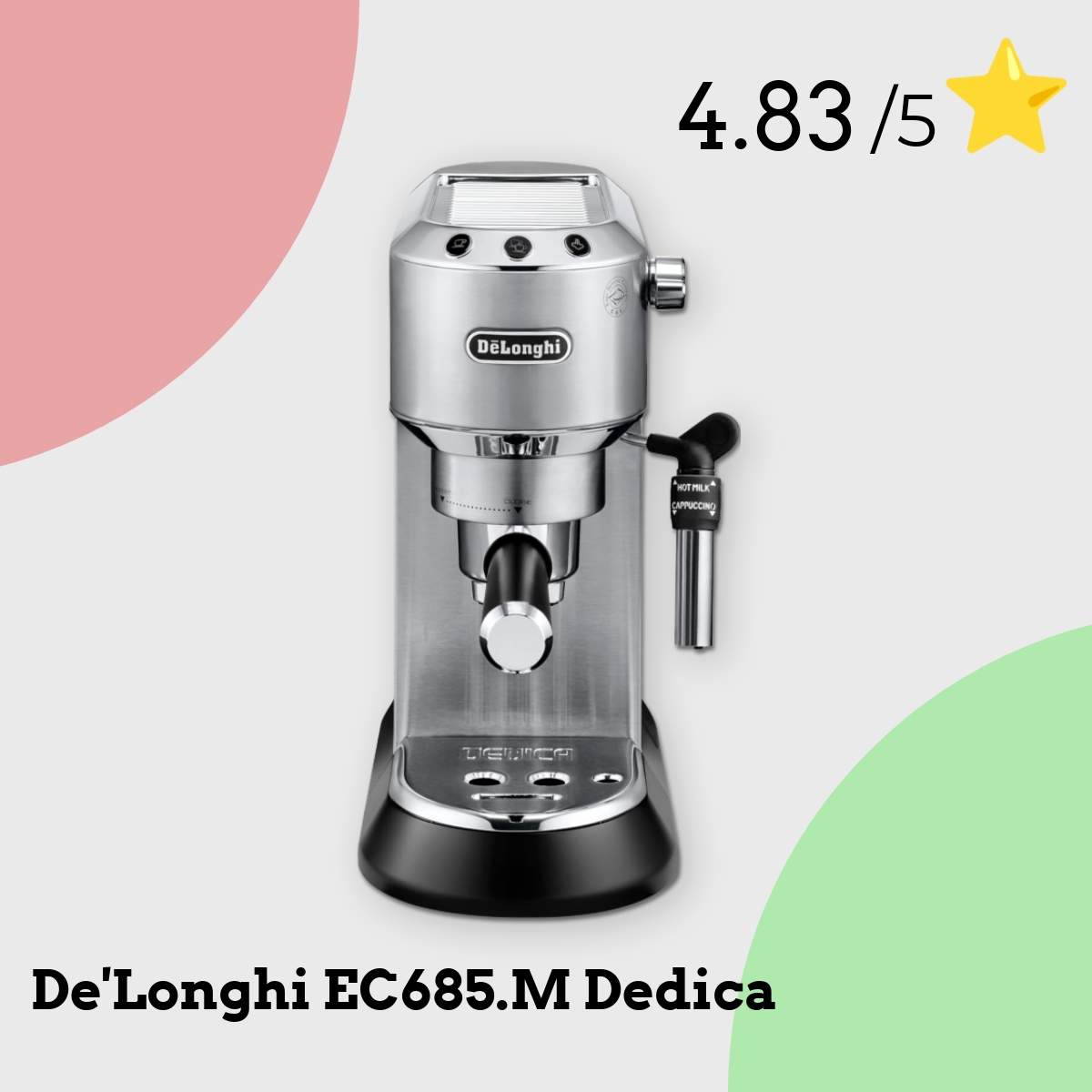 Anmeldelse af De'Longhi EC685.M Dedica