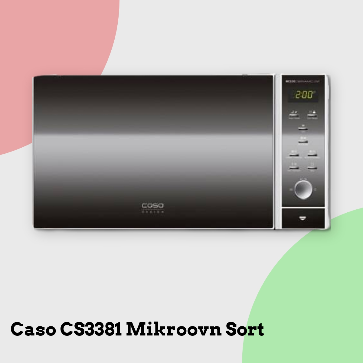 Anmeldelse af Caso CS3381 Mikroovn Sort