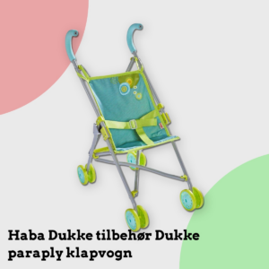 Anmeldelse af Haba Dukke tilbehør Dukke paraply klapvogn