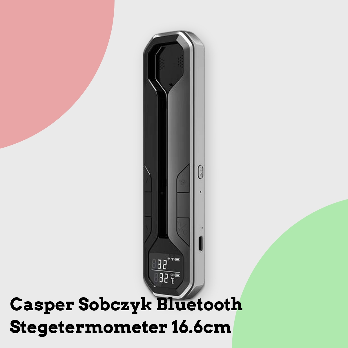 Anmeldelse af Casper Sobczyk Bluetooth Stegetermometer 16.6cm