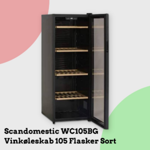 Anmeldelse af Scandomestic WC105BG Vinkøleskab 105 Flasker Sort