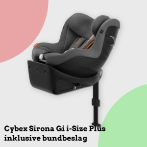 Anmeldelse af Cybex Sirona Gi i-Size Plus inklusive bundbeslag
