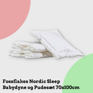 Anmeldelse af Fossflakes Nordic Sleep Babydyne og Pudesæt 70x100cm