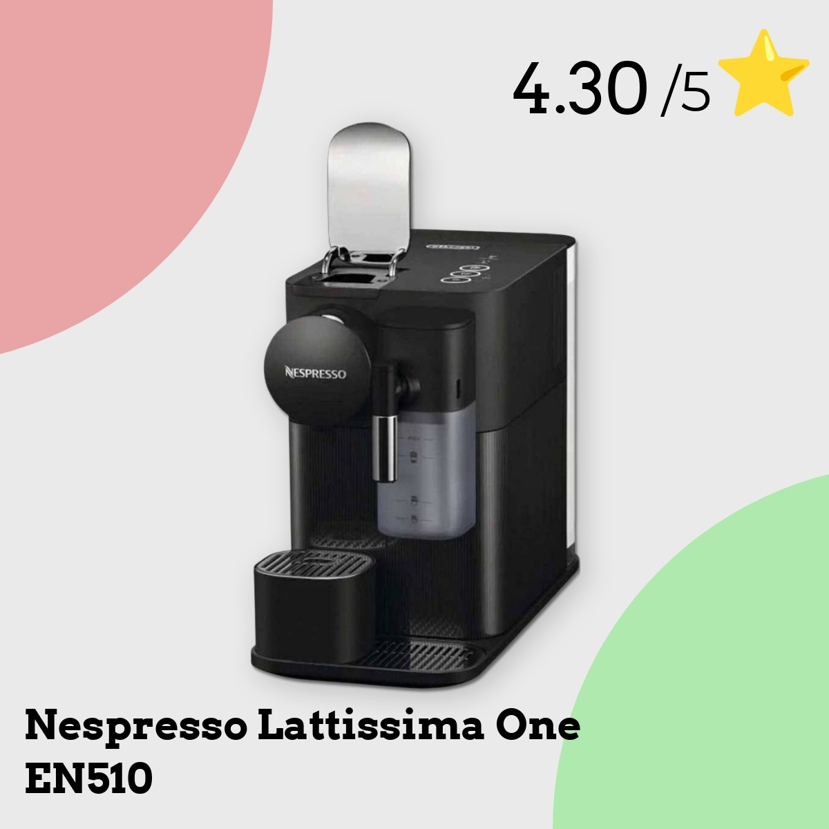 Anmeldelse af Nespresso Lattissima One EN510