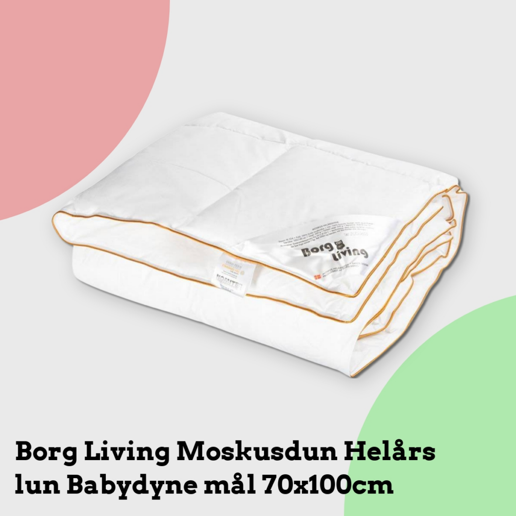 Anmeldelse af Borg Living Moskusdun Helårs lun Babydyne mål 70x100cm