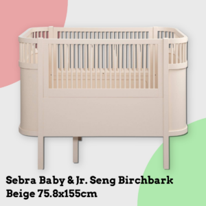 Anmeldelse af Sebra Baby & Jr. Seng Birchbark Beige 75.8x155cm