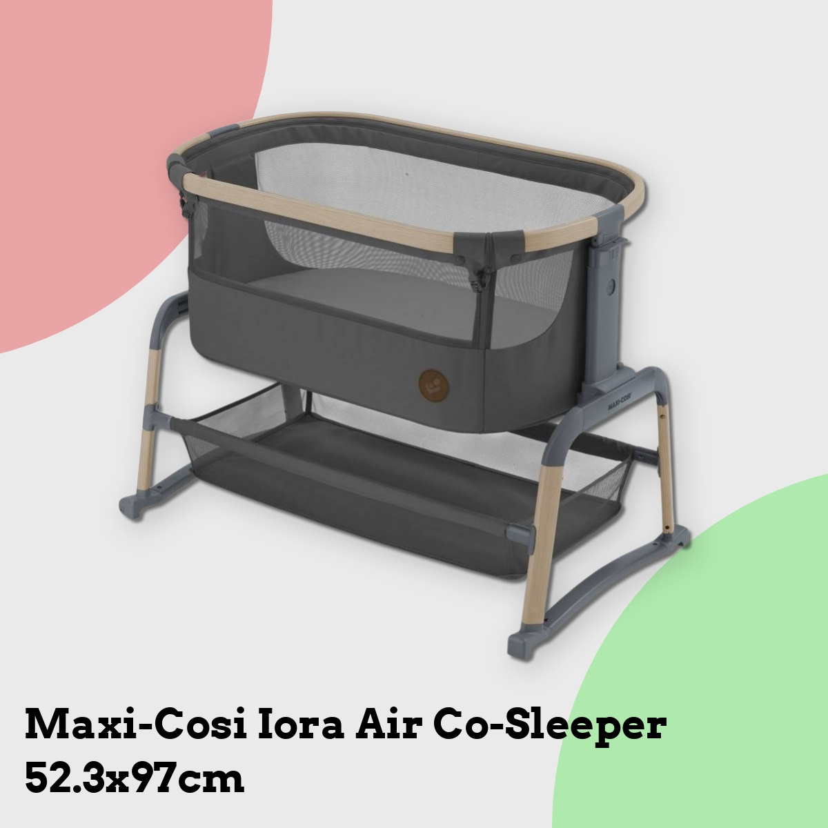 Anmeldelse af Maxi-Cosi Iora Air Co-Sleeper 52.3x97cm