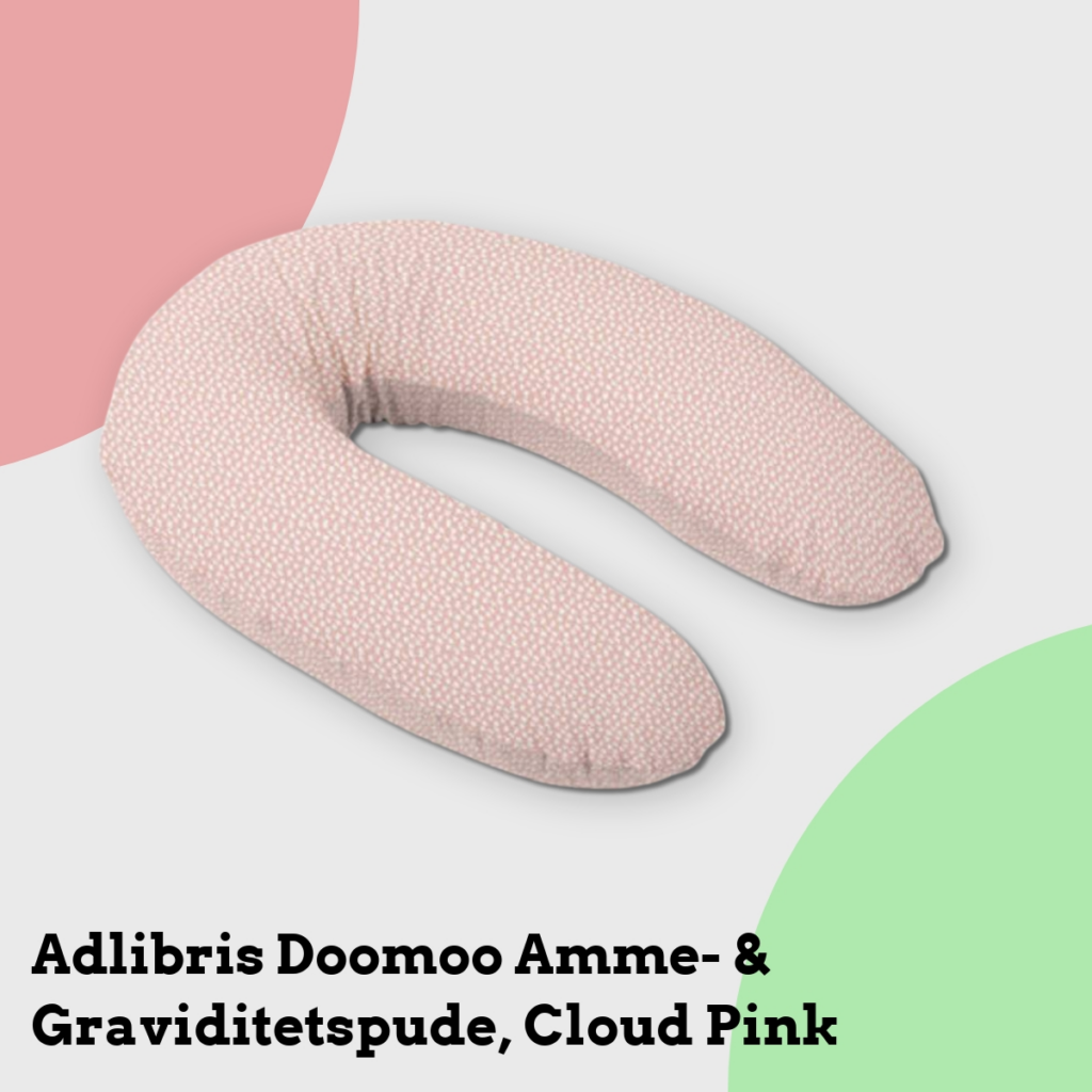 Anmeldelse af Adlibris Doomoo Amme- & Graviditetspude, Cloud Pink