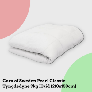 Anmeldelse af Cura of Sweden Pearl Classic Tyngdedyne 9kg Hvid (210x150cm)