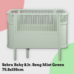 Anmeldelse af Sebra Baby & Jr. Seng Mist Green 75.8x155cm