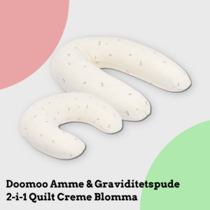 Anmeldelse af Doomoo Amme & Graviditetspude 2-i-1 Quilt Creme Blomma