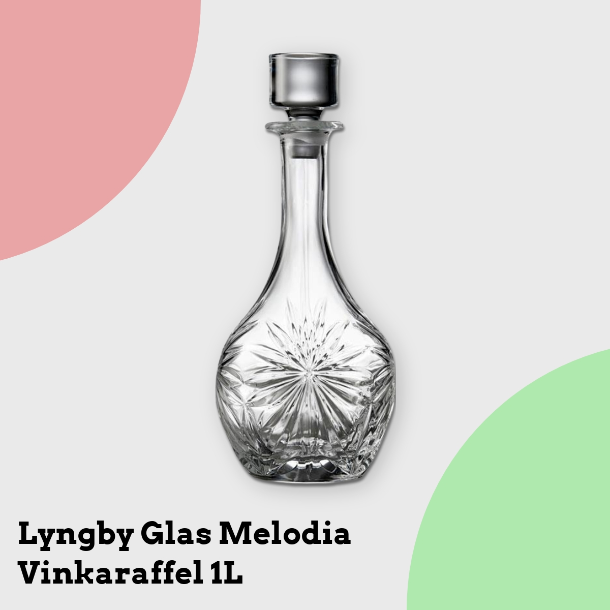Anmeldelse af Lyngby Glas Melodia Vinkaraffel 1L
