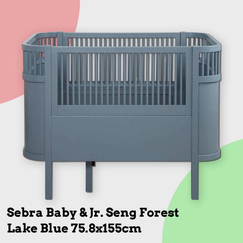 Anmeldelse af Sebra Baby & Jr. Seng Forest Lake Blue 75.8x155cm