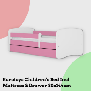 Anmeldelse af Eurotoys Children's Bed Incl Mattress & Drawer 80x144cm