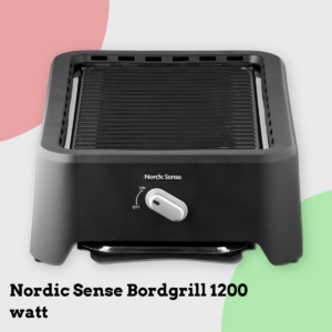 Anmeldelse af Nordic Sense Bordgrill 1200 watt