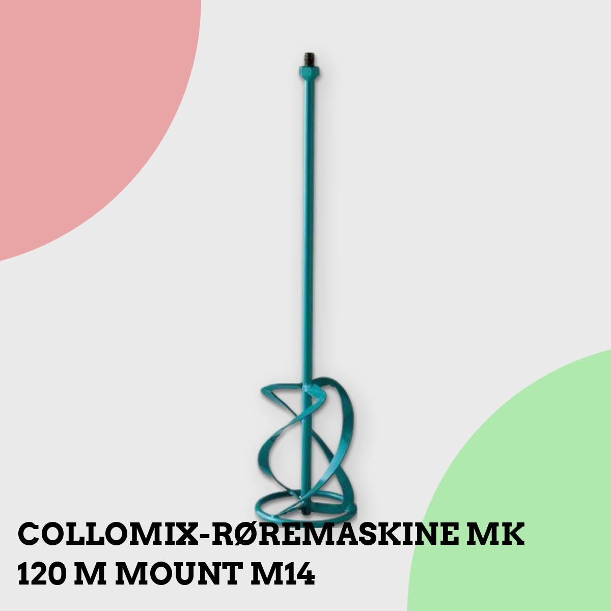 Anmeldelse af COLLOMIX-RØREMASKINE MK 120 M MOUNT M14