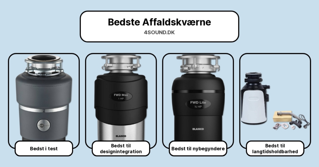 Bedste Affaldskværne i test