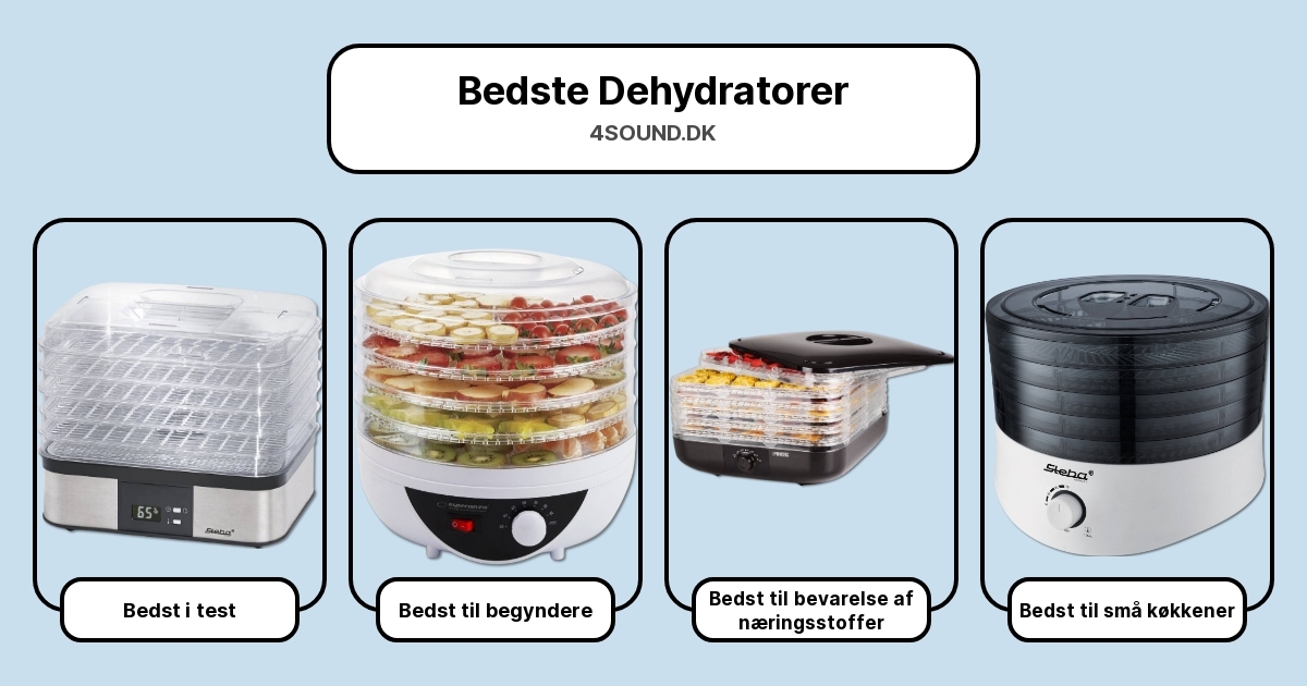 Bedste Dehydratorer i test