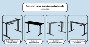 Bedste Hæve sænke skriveborde i test